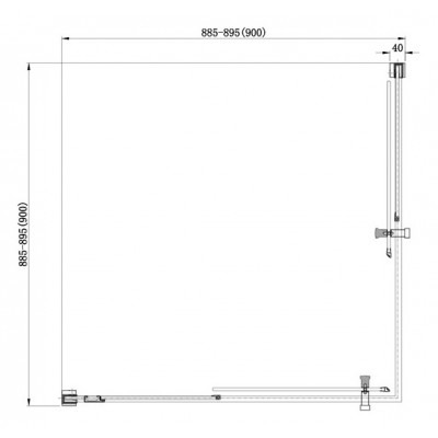 Душевой уголок Aquanet Delta Cube NPE1142 90x90 см 00183212