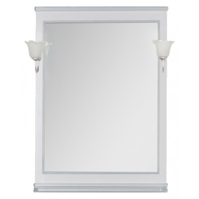 Зеркало Aquanet Валенса 70 белый краколет/серебро 00180142