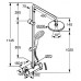 Душевая стойка Kludi Zenta dual shower system 6609105-00