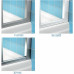 Душевая дверь Ravak Blix BLDP2-120 блестящий+транспарент 0PVG0C00Z1