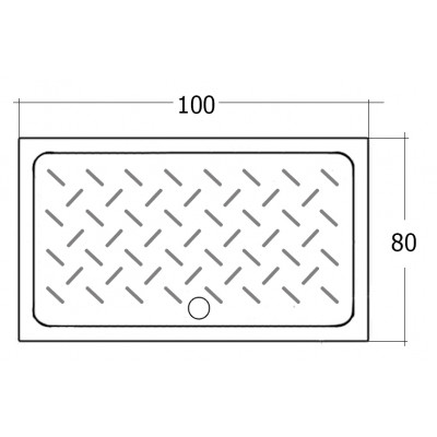 Поддон для душа RGW Ceramics CR-108 80х100х6 19170380-01