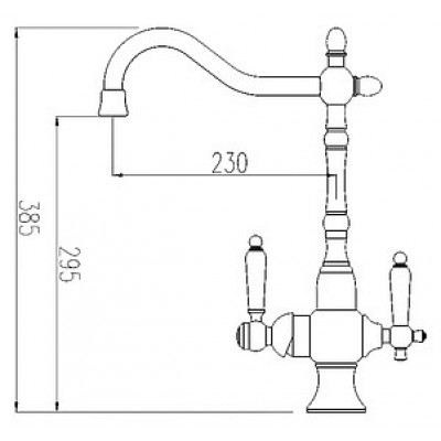 Смеситель Zorg Clean Water ZR 336 YF-50 BR для кухонной мойки